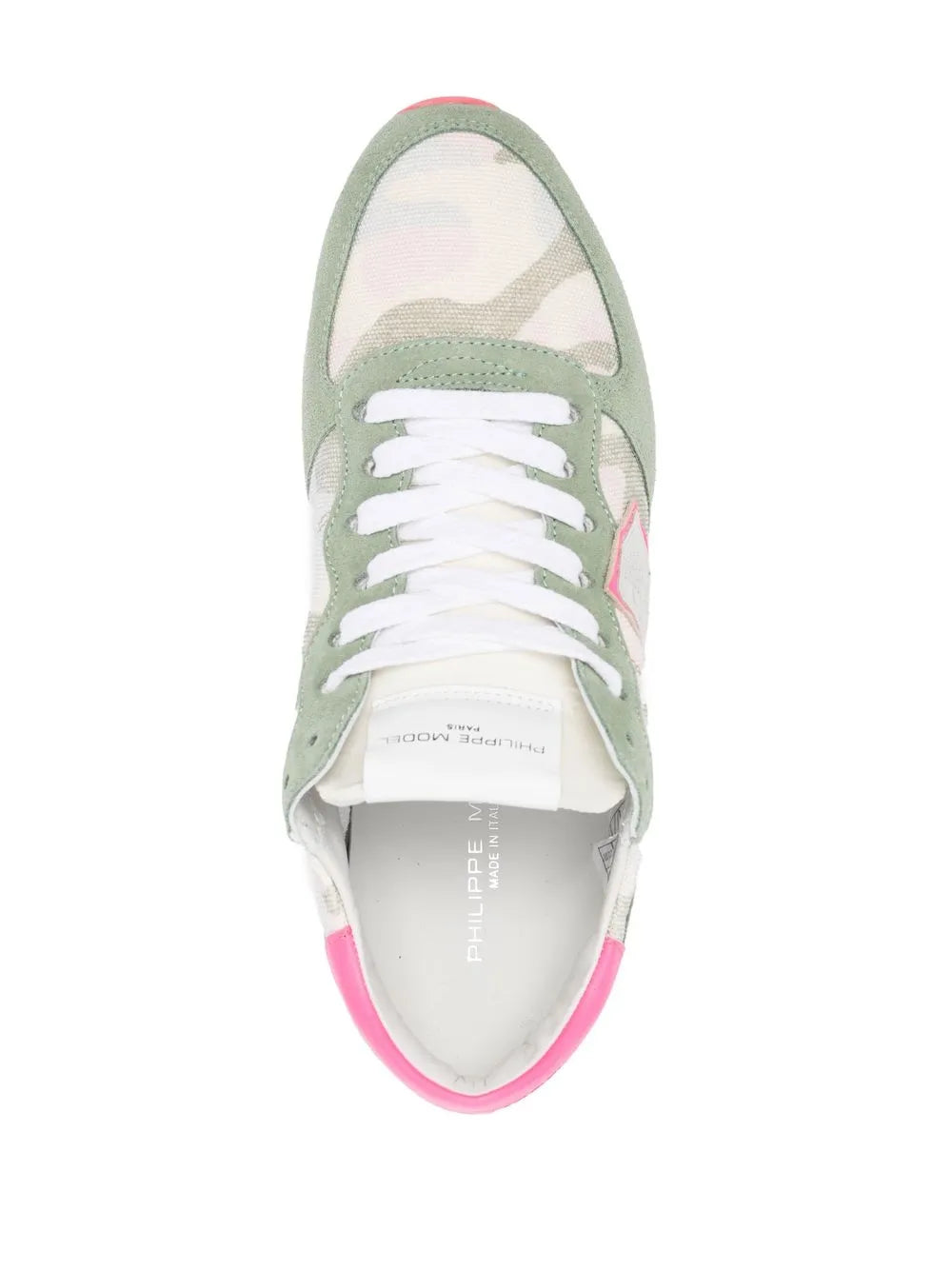 Philippe Model Paris Camouflage-Pattern Suede